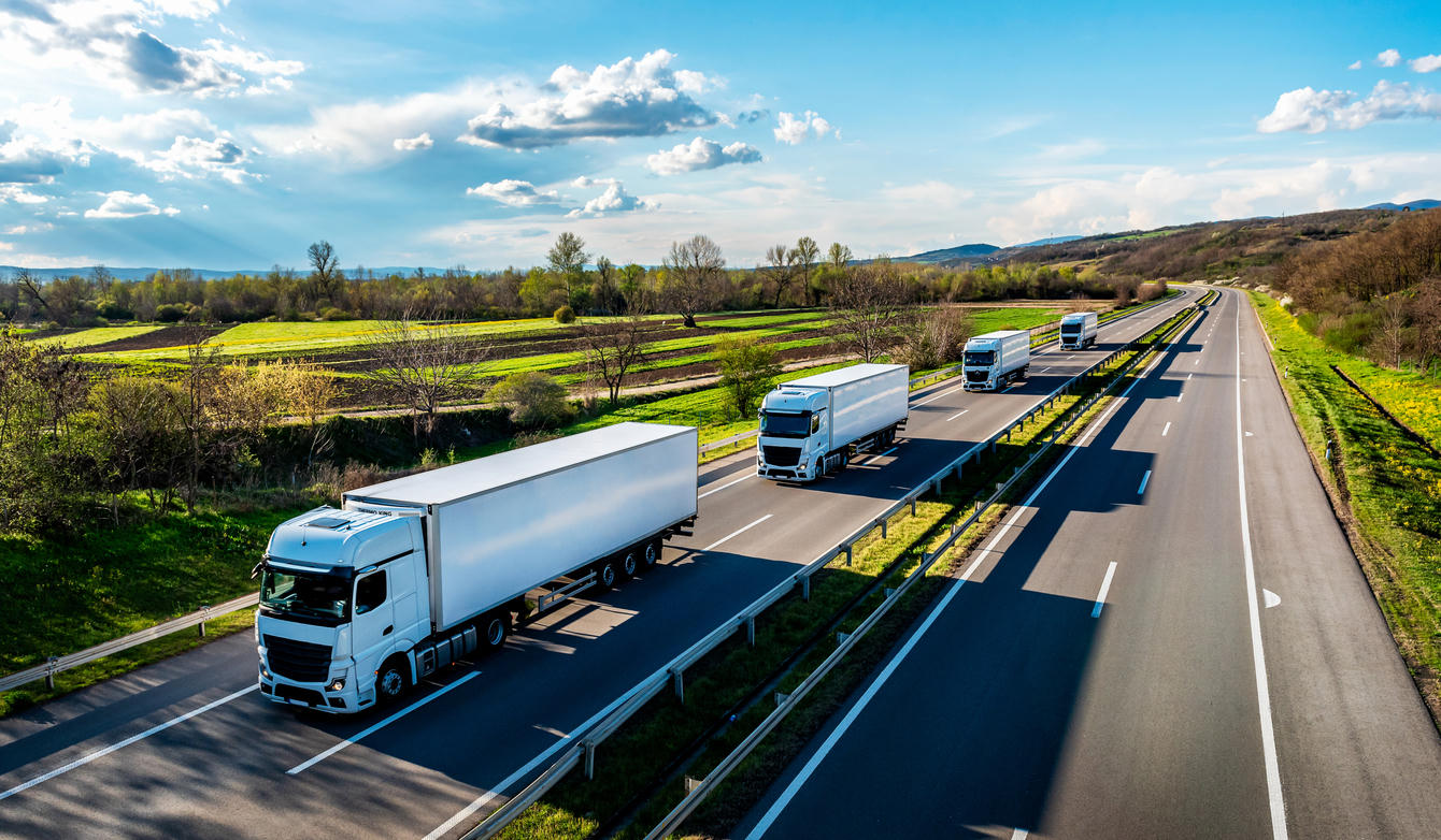 Road freight trucks